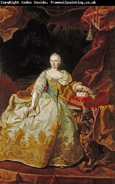 MEYTENS, Martin van Portrait of Maria Theresia of Austria